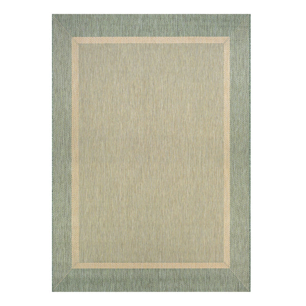 Plow & Hearth Veranda Framework Indoor/Outdoor Polypropylene Rug 5'10" X 9'2"