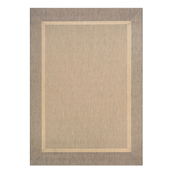 Plow & Hearth Veranda Framework Indoor/Outdoor Polypropylene Rug 5'3" X 7'6"