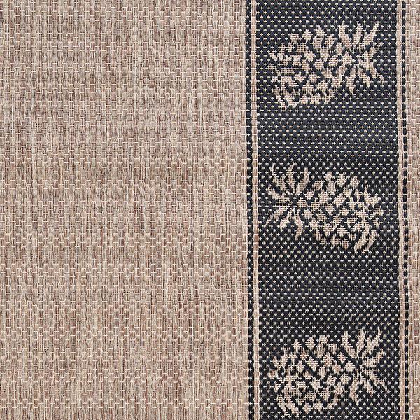 Plow & Hearth Veranda Pineapple Indoor/Outdoor Polypropylene Rug 3'9" X 5'5"