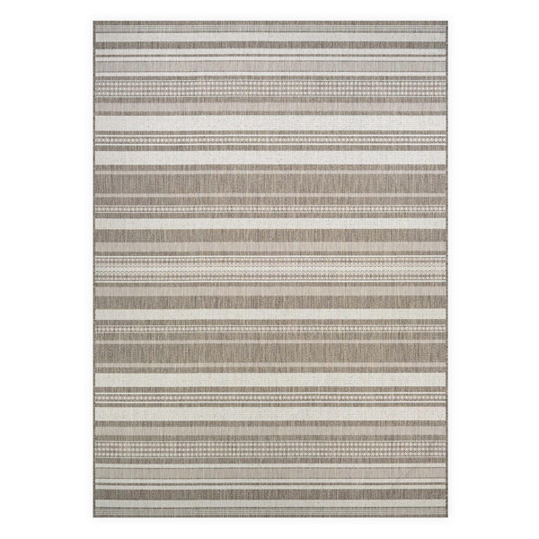 Plow & Hearth Veranda Striped Indoor/Outdoor Polypropylene Rug 5'3" X 7'6"