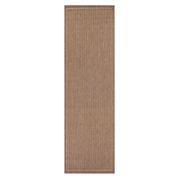 Plow & Hearth Veranda Textured Indoor/Outdoor Polypropylene Rug 2'3" X 11'9" Runner