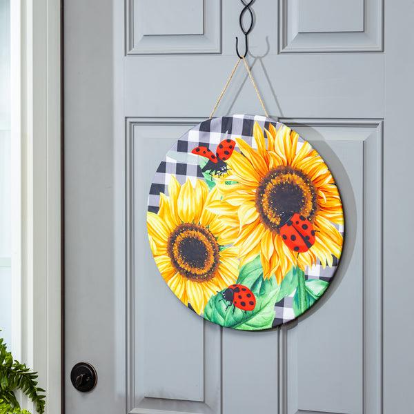 Plow & Hearth Vibrant Blooms And Holiday Cheer 4-Season Interchangeable Door Decor Set