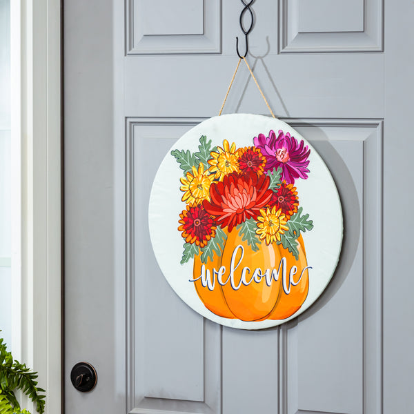 Plow & Hearth Vibrant Blooms And Holiday Cheer 4-Season Interchangeable Door Decor Set