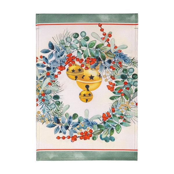 Plow & Hearth VivaStyle Burlap Garden Flag Festive Foliage