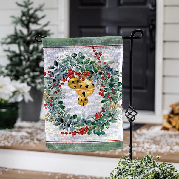 plow & hearth VivaStyle Burlap Garden Flag Festive Foliage