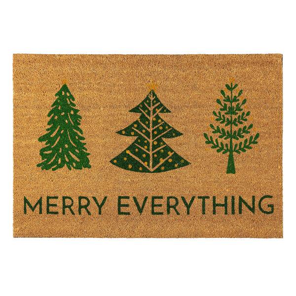 Plow & Hearth VivaStyle Coir Mat 24"x36" Festive Foliage
