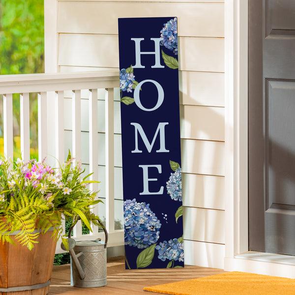 Plow & Hearth VivaStyle Garden Decor Porch Leaner Hydrangea Haven "HOME" 10.75" L X 46" H