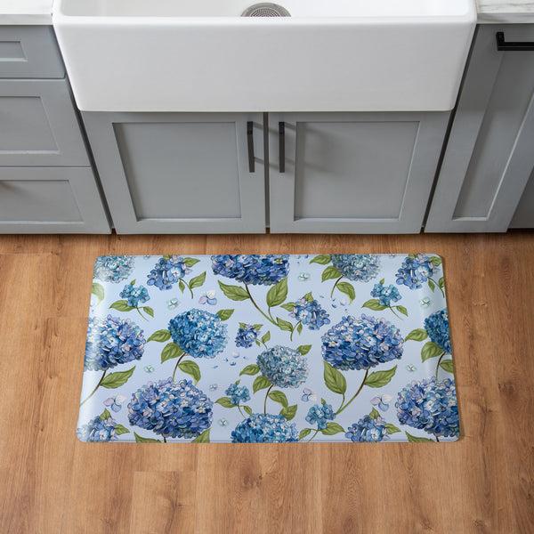plow & hearth VivaStyle Hydrangea Haven Anti-Fatigue Mat 30"x18"