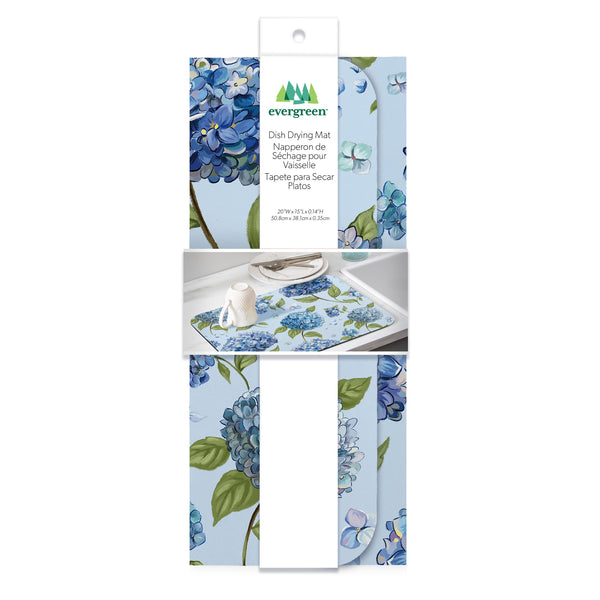 Plow & Hearth VivaStyle Hydrangea Haven Drying Mat 20"x15"