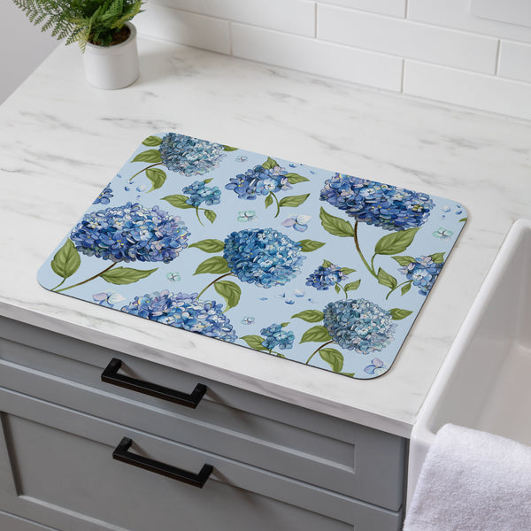 plow & hearth VivaStyle Hydrangea Haven Drying Mat 20"x15"