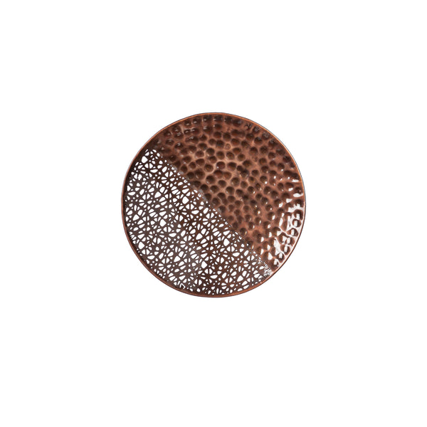Plow & Hearth VivaStyle Indoor Wall Décor Metal Hammered Round Circles Set Of 4
