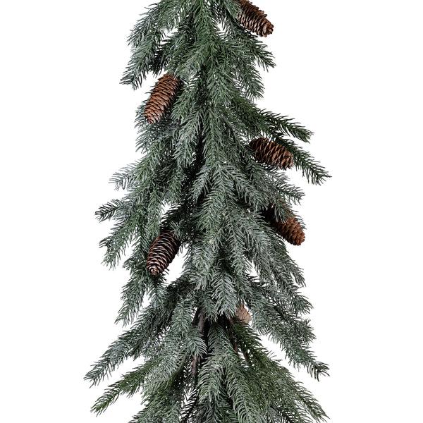 Plow & Hearth VivaStyle Playful Poinsettia Tree Indoor/Outdoor Artificial Pine Tree In Burlap Sack Set Of 2