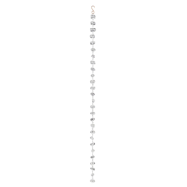 Plow & Hearth VivaStyle Rain Chain Glass Pebble Rain Chain 70" H