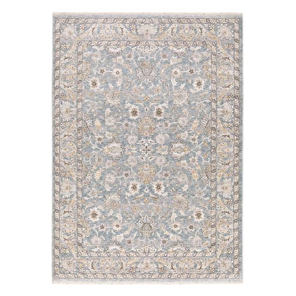 plow & hearth Wakefield Border Polyester Rug 6'7" x 9'6"