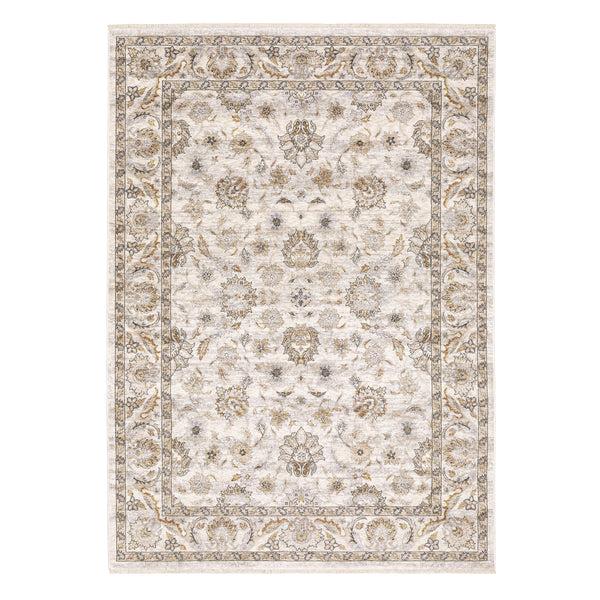 Plow & Hearth Wakefield Border Polyester Runner 2'3" X 7'6"