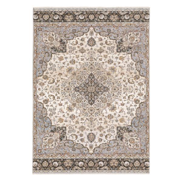 plow & hearth Wakefield Medallion Polyester Rug 6'7" x 9'6"