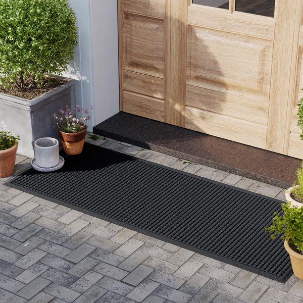 Plow & Hearth Waterhog Indoor/Outdoor Cubes Doormat 22" X 60"