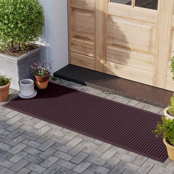 plow & hearth Waterhog Indoor/Outdoor Cubes Doormat 22" x 60"