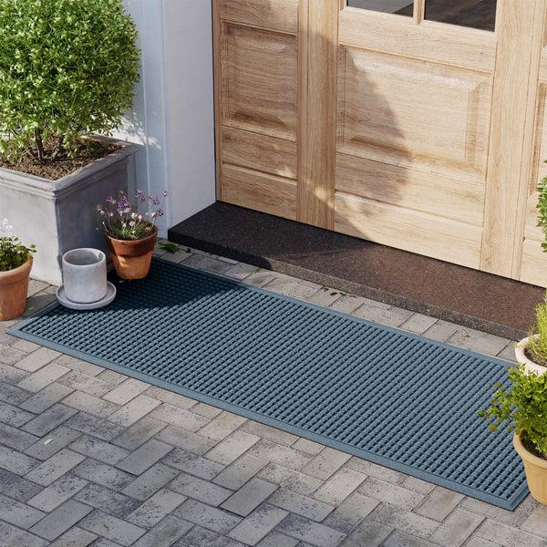 Plow & Hearth Waterhog Indoor/Outdoor Cubes Doormat 3' X 7'