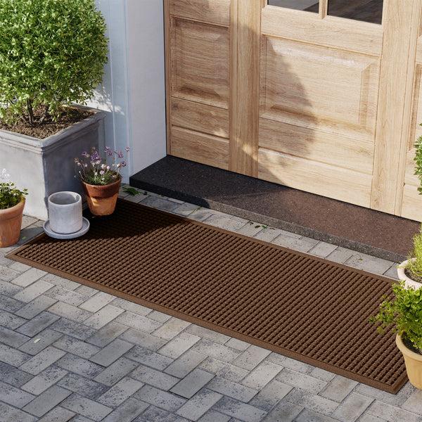Plow & Hearth Waterhog Indoor/Outdoor Cubes Doormat 3' X 7'