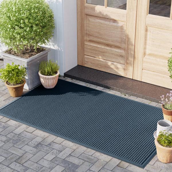 Plow & Hearth Waterhog Indoor/Outdoor Cubes Doormat 4' X 6'