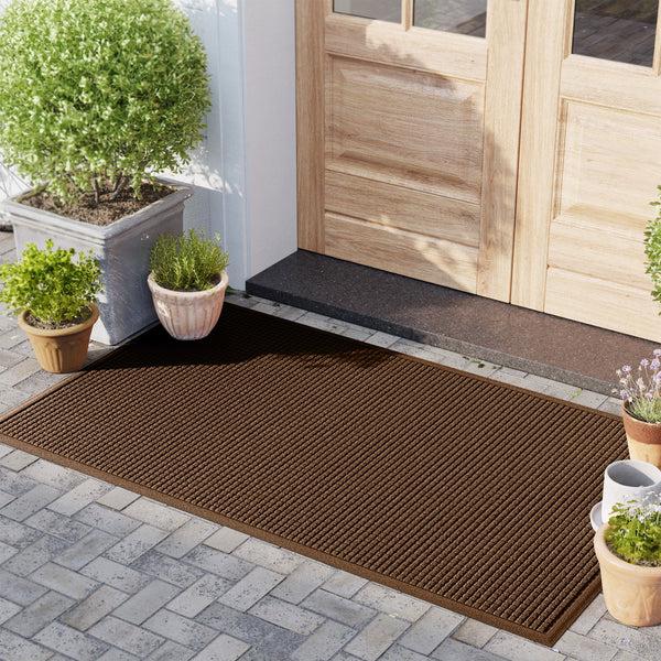 Plow & Hearth Waterhog Indoor/Outdoor Cubes Doormat 4' X 6'