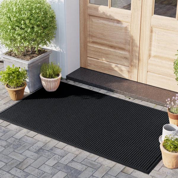 Plow & Hearth Waterhog Indoor/Outdoor Cubes Doormat 4' X 6'