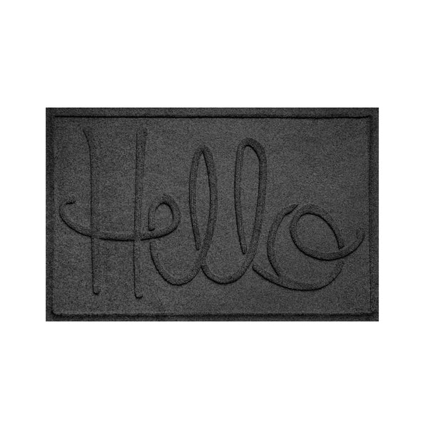Plow & Hearth Waterhog Indoor/Outdoor Hello Doormat 2' X 3'
