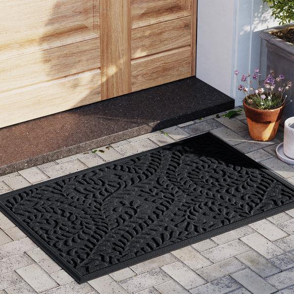 Plow & Hearth Waterhog Indoor/Outdoor Leaves Doormat 20" X 30"