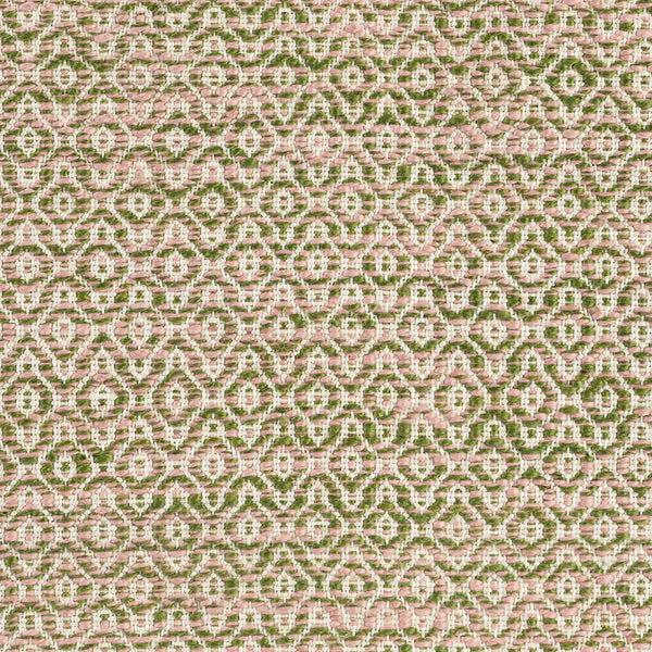 Plow & Hearth Weather-Resistant 2x3 Rug Olive Erased Geometric