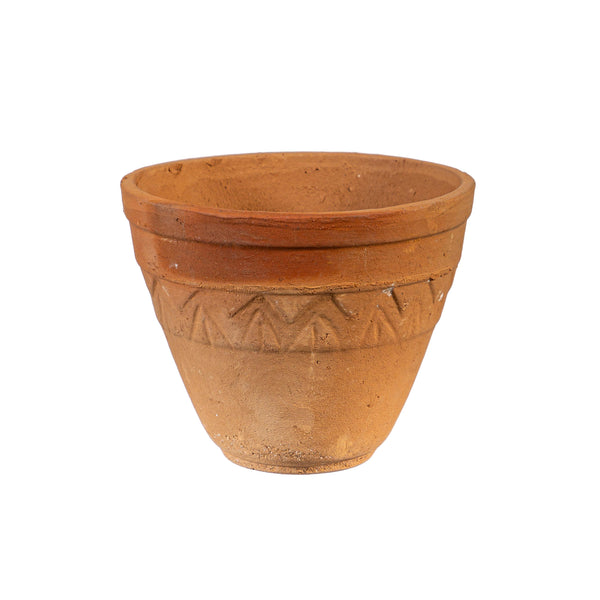 Plow & Hearth What She Shed Planters Metal Stand With Terracotta Planters Floral Decals