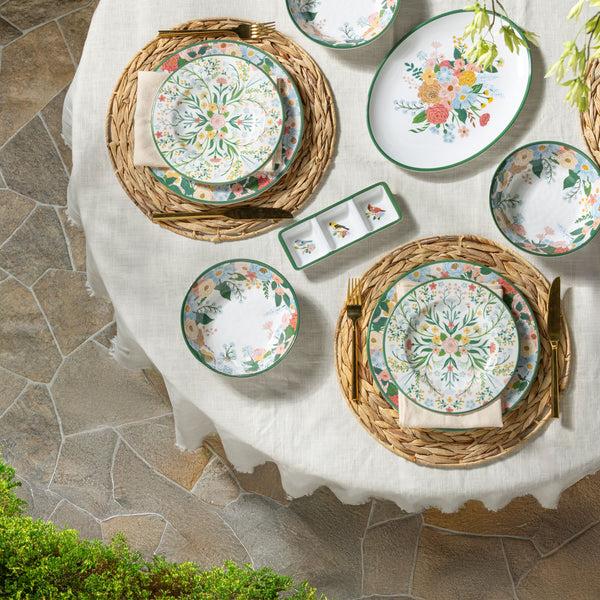 Plow & Hearth What She Shed Plate Melamine Salad Plate 8"