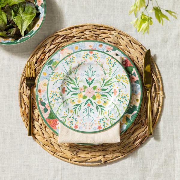 plow & hearth What She Shed Plate Melamine Salad Plate 8"