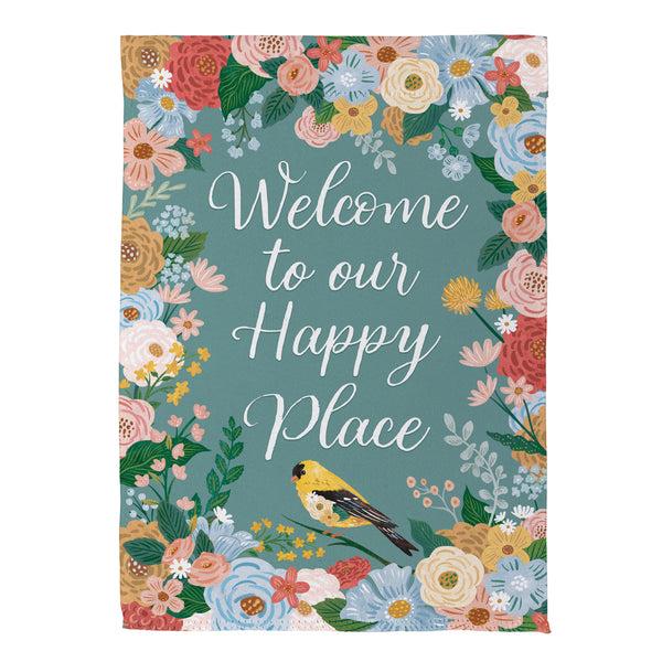 Plow & Hearth What She Shed Sentimental Suede Garden Flag