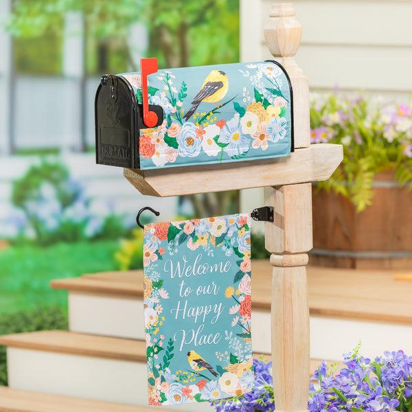 Plow & Hearth What She Shed Sentimental Suede Garden Flag