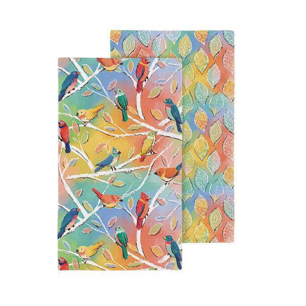 Plow & Hearth Whimsy Nature Quick Dry Kitchen Towel 18" X 30"