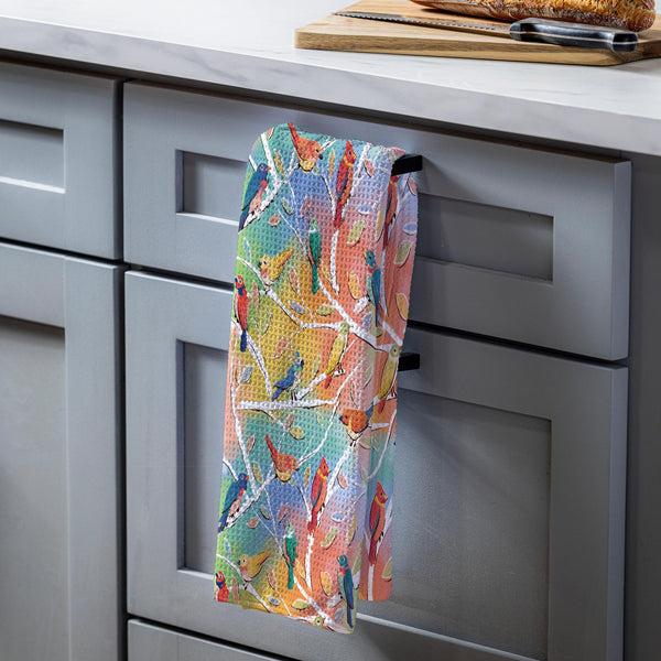 plow & hearth Whimsy Nature Quick Dry Kitchen Towel 18" x 30"
