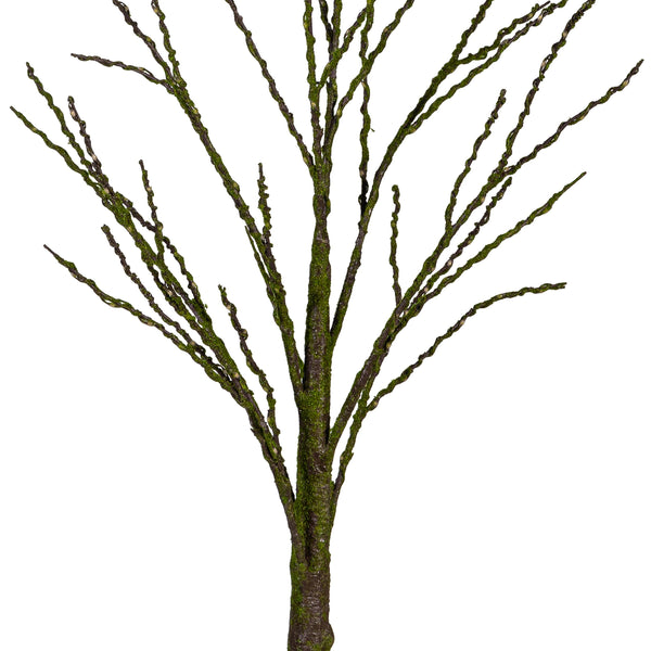 Plow & Hearth Winter Grove Tree Mossy Indoor/Outdoor LED Artificial Tree 48"H