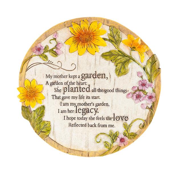plow & hearth Wishgivers Garden Stone Mother's Garden