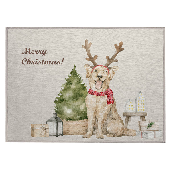 Plow & Hearth Wonderland Best Friend Polyester Area Rug