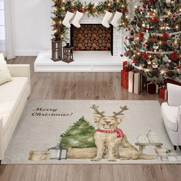 Plow & Hearth Wonderland Best Friend Polyester Area Rug