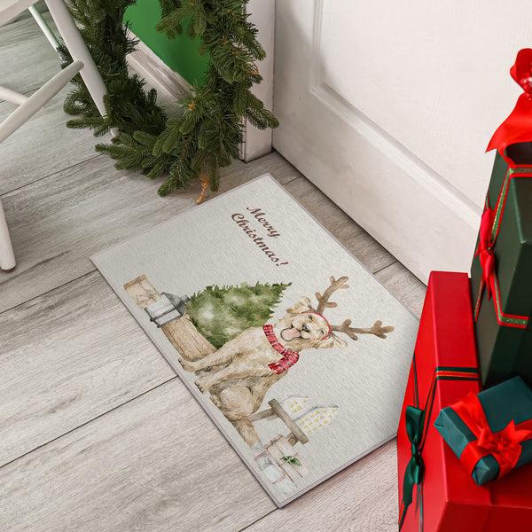 plow & hearth Wonderland Best Friend Polyester Area Rug