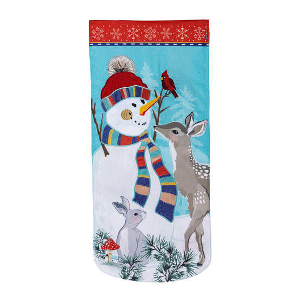 Plow & Hearth Woodland Snowman Everlasting Impressions