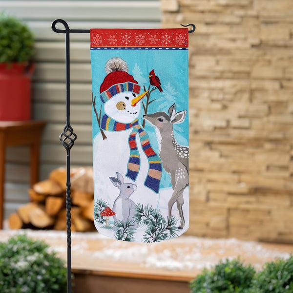 plow & hearth Woodland Snowman Everlasting Impressions