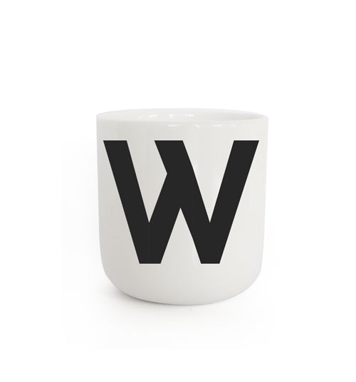 plty Classic letter - W (Mug)