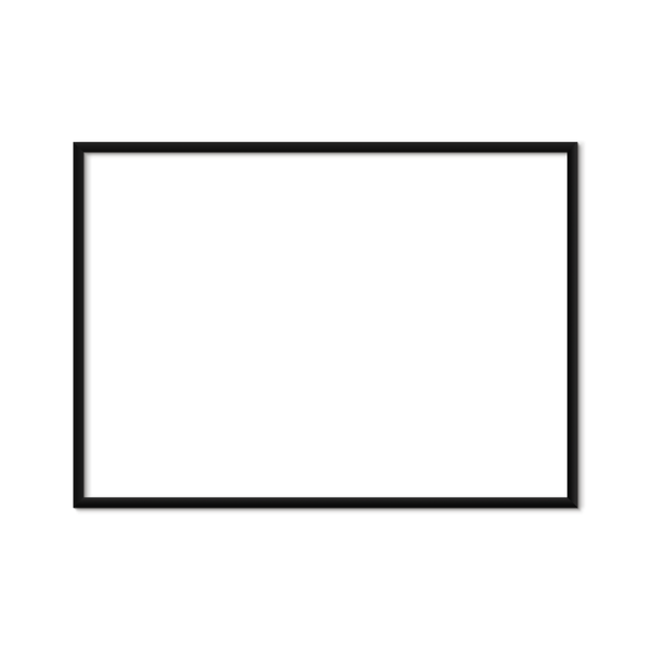 Plty Frame - Black Aluminum