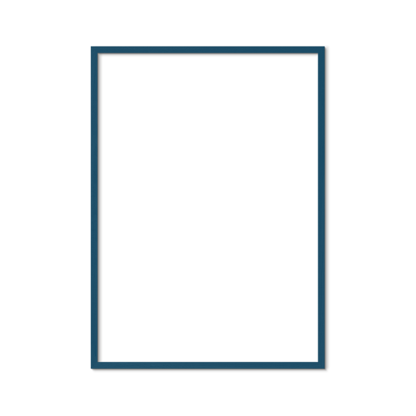 Plty Frame - Indian Teal Petroleum Wood