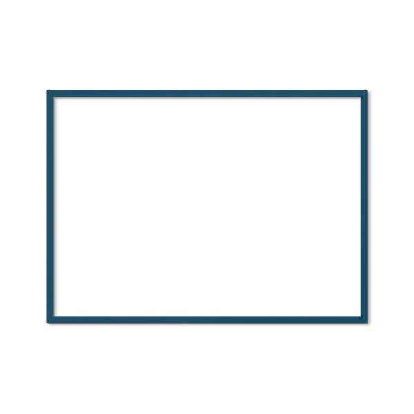 Plty Frame - Indian Teal Petroleum Wood