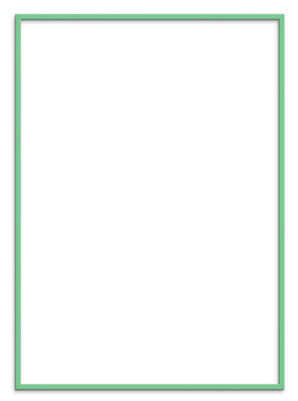 Plty Frame - Mint Green Wood