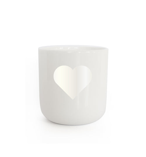 plty Glyphs - Pearl White Heart (Mug)